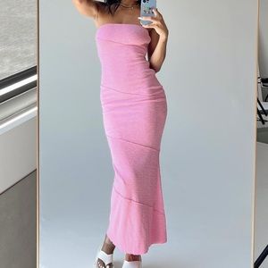 Oscar Midi Dress Pink